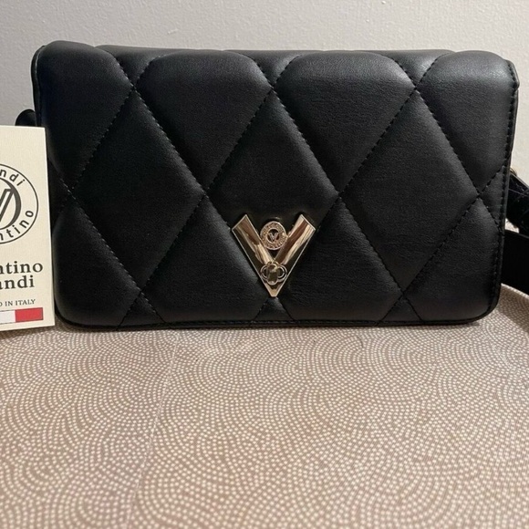 NWT Valentino Orlandi Diamond Quilted Crossbody - Picture 2 of 10